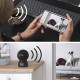 Hama Surveillance Camera, WLAN, Indoors, Pivotable, Night Vision, Recording, black