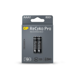 Rechargeable Battery GP R03 AAA 800mAh NiMH 85AAAHCB-EB2 RECYKO+ PRO , 2 pc in blister