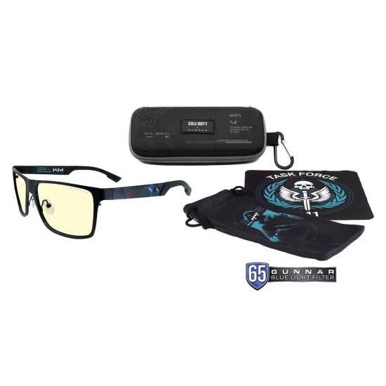 Комплект очила с калъф GUNNAR x Call of Duty Covert Edition Amber Gunnar-Focus Комплект очила с калъф GUNNAR x Call of Duty Covert Edition Amber Gunnar-Focus
