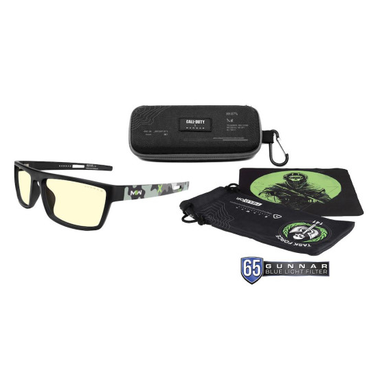 Комплект очила с калъф GUNNAR x Call of Duty Tactical Edition Amber Gunnar-Focus Комплект очила с калъф GUNNAR x Call of Duty Tactical Edition Amber Gunnar-Focus