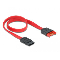 Delock SATA 6 Gb/s Extension Cable 50 cm red Delock SATA 6 Gb/s Extension Cable 50 cm red