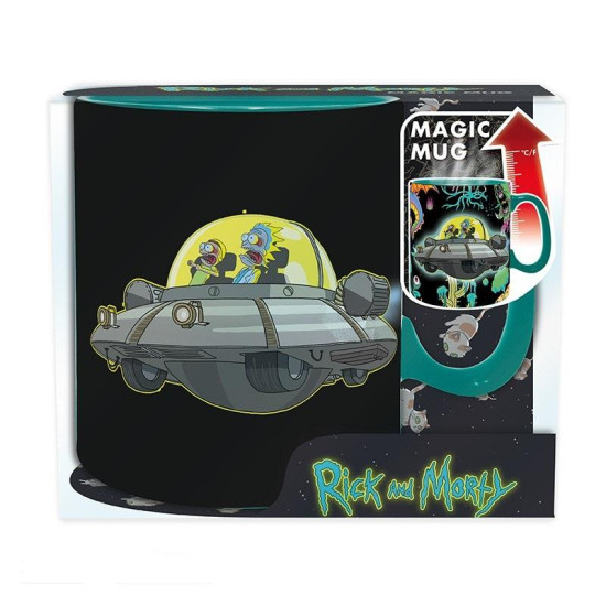 ABYSTYLE RICK AND MORTY Heat Change Mug Spaceship ABYSTYLE RICK AND MORTY Heat Change Mug Spaceship
