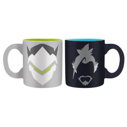 ABYSTYLE OVERWATCH 2 Espresso Mugs Hanzo and Genji Set ABYSTYLE OVERWATCH 2 Espresso Mugs Hanzo and Genji Set