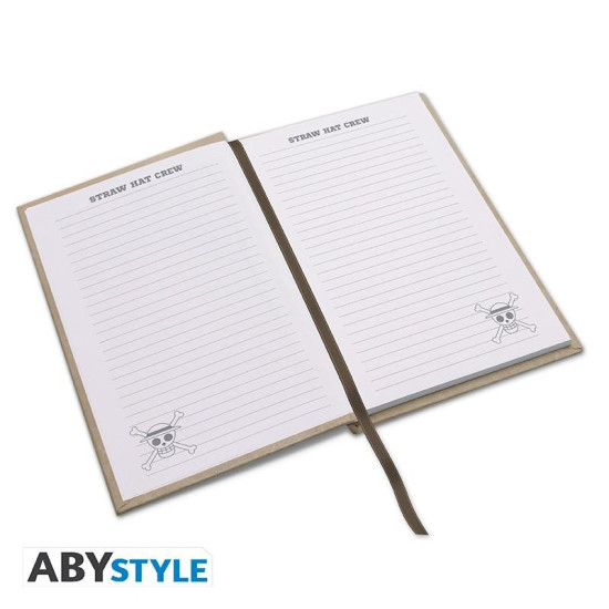 Тефтер ABYSTYLE ONE PIECE Notebook Wanted Luffy Тефтер ABYSTYLE ONE PIECE Notebook Wanted Luffy
