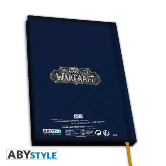 ABYSTYLE WORLD OF WARCRAFT Notebook Alliance A5 ABYSTYLE WORLD OF WARCRAFT Notebook Alliance A5