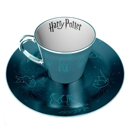Комплект ABYSTYLE HARRY POTTER Mirror mug & plate set Patronus, Чаша, Подложка Комплект ABYSTYLE HARRY POTTER Mirror mug & plate set Patronus, Чаша, Подложка