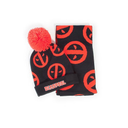 Deadpool - Symbol Beanie & Scarf Giftset Deadpool - Symbol Beanie & Scarf Giftset