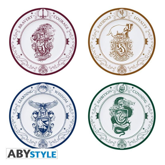 Комплект чинии ABYSTYLE HARRY POTTER PlatesHogwarts Houses Комплект чинии ABYSTYLE HARRY POTTER PlatesHogwarts Houses