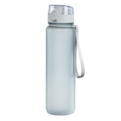 Xavax Sports Drinking Bottle, 1 l, Leak-proof, Loop, Single-handed Closure, blue