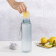 Xavax Sports Drinking Bottle, 1 l, Leak-proof, Loop, Single-handed Closure, blue Xavax Sports Drinking Bottle, 1 l, Leak-proof, Loop, Single-handed Closure, blue