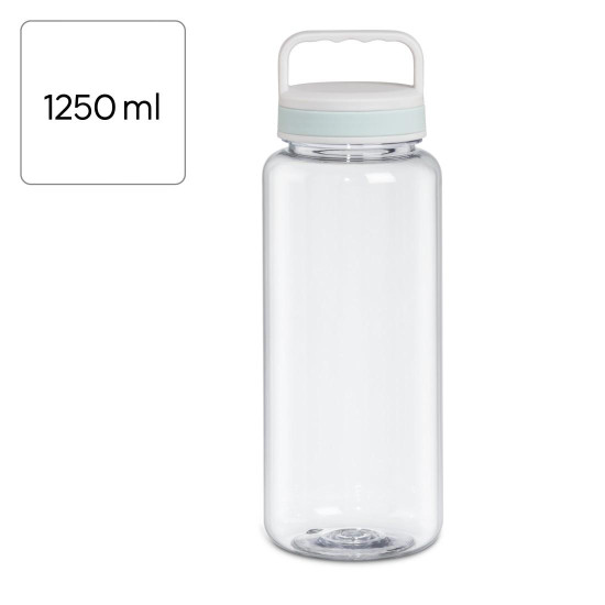 Xavax Drinking Bottle, 1250ml, Leak-proof, Handle, Screw Cap, transparent Xavax Drinking Bottle, 1250ml, Leak-proof, Handle, Screw Cap, transparent