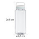 Xavax Drinking Bottle, 1250ml, Leak-proof, Handle, Screw Cap, transparent Xavax Drinking Bottle, 1250ml, Leak-proof, Handle, Screw Cap, transparent