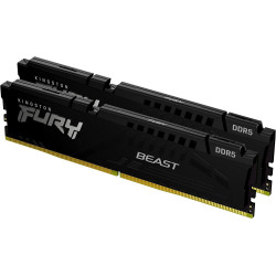 Memory Kingston FURY Beast Black 16GB(2x8GB) DDR5,4800MHz, KF548C38BBK2-16
