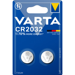 Lithium Button Battery VARTA  CR2032 3V 2 pcs in blister  Lithium Button Battery VARTA  CR2032 3V 2 pcs in blister