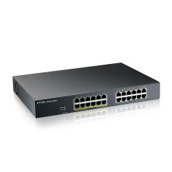 Switch 24-port ZyXEL GS1915-24EP, Gigabit, managed, standalone or Nebula management, rack mount, PoE Switch 24-port ZyXEL GS1915-24EP, Gigabit, managed, standalone or Nebula management, rack mount, PoE