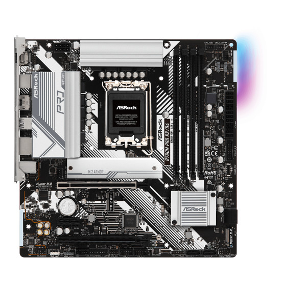 Дънна платка ASRock B760M Pro RS/D4, LGA1700, ATX Дънна платка ASRock B760M Pro RS/D4, LGA1700, ATX