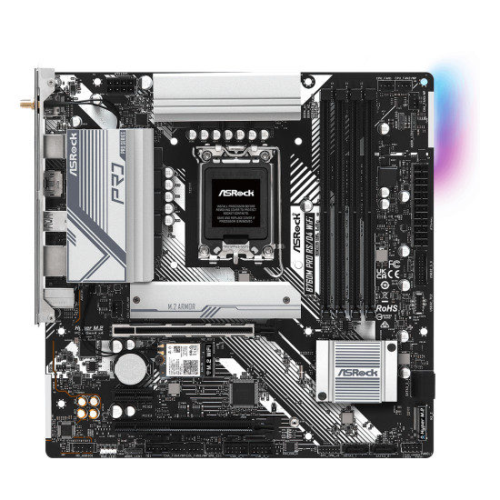 Дънна платка ASRock B760M PRO RS WIFI 6E, LGA1700 Дънна платка ASRock B760M PRO RS WIFI 6E, LGA1700
