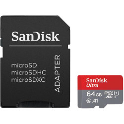 Memory card SANDISK Ultra microSDXC, 64GB