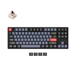 Mechanical Keyboard Keychron K8 Pro TKL Gateron G Pro(Hot Swappable) Brown Switch RGB Backlight Aluminium Frame