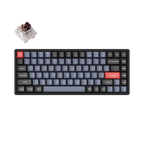 Mechanical Keyboard Keychron Keychron K2 Pro Hot-Swappable Keychron K Pro Mechanical Brown switch, RGB Backlight Aluminium Frame Mechanical Keyboard Keychron Keychron K2 Pro Hot-Swappable Keychron K Pro Mechanical Brown switch, RGB Backlight Aluminium Frame