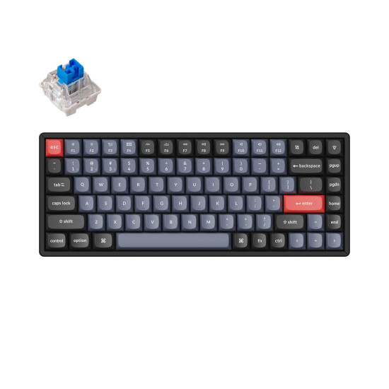 Mechanical Keyboard Keychron Keychron K2 Pro Hot-Swappable Keychron K Pro Mechanical Blue Switch, RGB Backlight Aluminium Frame