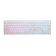 Геймърскa механична клавиатура Ducky One 3 Pure White Full Size Hotswap Cherry MX Black, RGB, PBT Keycaps Геймърскa механична клавиатура Ducky One 3 Pure White Full Size Hotswap Cherry MX Black, RGB, PBT Keycaps