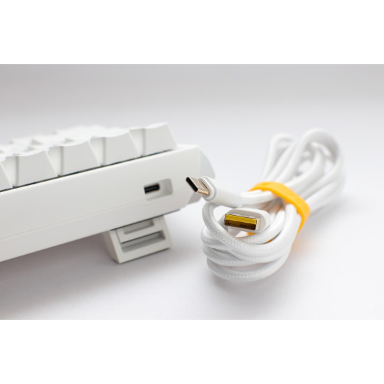 Mechanical Keyboard Ducky One 3 Pure White Mini 60% Hotswap Cherry MX Black, RGB, PBT Keycaps Mechanical Keyboard Ducky One 3 Pure White Mini 60% Hotswap Cherry MX Black, RGB, PBT Keycaps