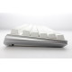 Геймърскa механична клавиатура Ducky One 3 Pure White TKL Hotswap Cherry MX Silent Red, RGB, PBT Keycaps