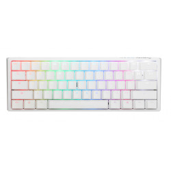 Mechanical Keyboard Ducky One 3 Pure White Mini 60%, Hotswap Cherry MX Clear, RGB, PBT Keycaps Mechanical Keyboard Ducky One 3 Pure White Mini 60%, Hotswap Cherry MX Clear, RGB, PBT Keycaps