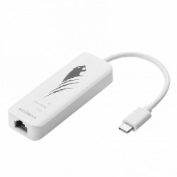 Мрежова карта EDIMAX EU-4307, USB-C, 2.5 Gigabit Ethernet, Бял Мрежова карта EDIMAX EU-4307, USB-C, 2.5 Gigabit Ethernet, Бял
