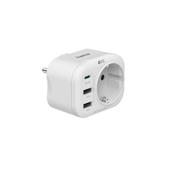 4-мултипортов контакт, 20 W, HAMA-223342 4-мултипортов контакт, 20 W, HAMA-223342