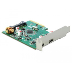 Delock PCI Express x4 Card to 2 x external SuperSpeed USB 10 Gbps (USB 3.1 Gen 2) USB Type-C female