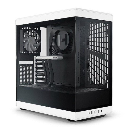 Кутия HYTE Y40 Tempered Glass, Mid-Tower, Бяло и Черно Кутия HYTE Y40 Tempered Glass, Mid-Tower, Бяло и Черно