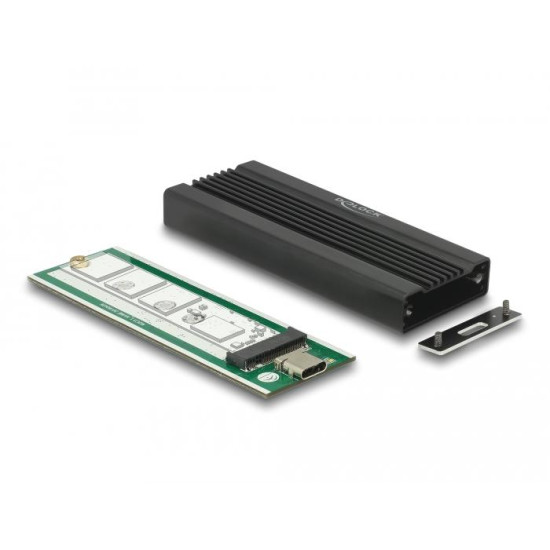 Delock External Enclosure for M.2 NVMe PCIe SSD with SuperSpeed USB 10 Gbps (USB 3.2 Gen 2) USB Type-C™ female Delock External Enclosure for M.2 NVMe PCIe SSD with SuperSpeed USB 10 Gbps (USB 3.2 Gen 2) USB Type-C™ female