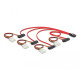 Delock Cable mini SAS SFF-8087 > 4 x SAS SFF-8482 + power 0.5 m Delock Cable mini SAS SFF-8087 > 4 x SAS SFF-8482 + power 0.5 m