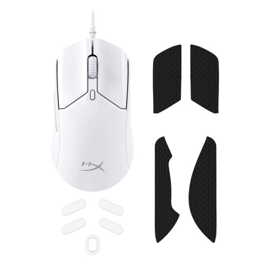 Геймърска мишка HyperX Pulsefire Haste 2, Бял Геймърска мишка HyperX Pulsefire Haste 2, Бял
