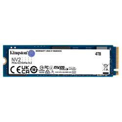 SSD KINGSTON NV2 M.2-2280 PCIe 4.0 NVMe 4000GB SSD KINGSTON NV2 M.2-2280 PCIe 4.0 NVMe 4000GB