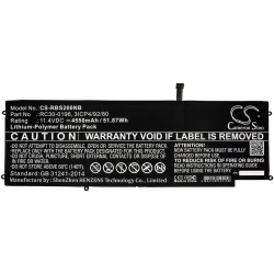 Laptop Battery for  RAZER Blade Stealth 2016 V2  RC30-0196   11,4V 4550mAh CAMERON SINO Laptop Battery for  RAZER Blade Stealth 2016 V2  RC30-0196   11,4V 4550mAh CAMERON SINO
