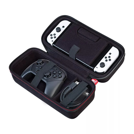 Чанта за гейминг конзола Nacon Bigben Nintendo Switch OLED, Черно - NNS4000 Чанта за гейминг конзола Nacon Bigben Nintendo Switch OLED, Черно - NNS4000