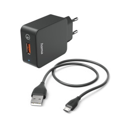 Зарядно устройство 220V micro USB + кабел, 3 A, 201621 Зарядно устройство 220V micro USB + кабел, 3 A, 201621