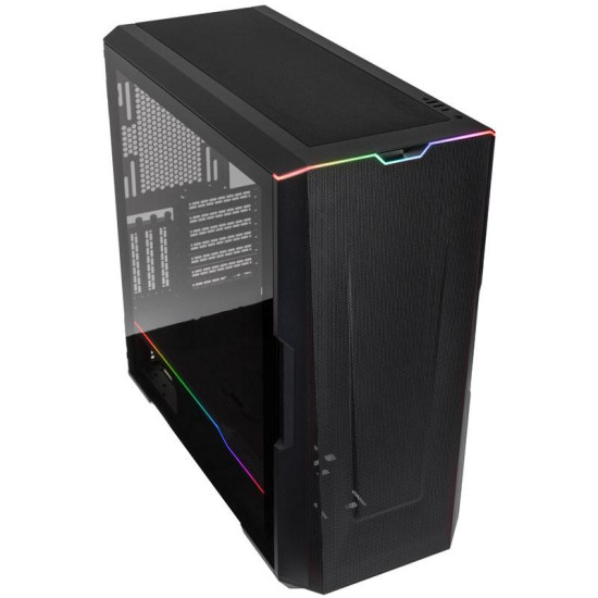 Case Phanteks G500A TG D-RGB Mid-Tower, Fanless, Black Case Phanteks G500A TG D-RGB Mid-Tower, Fanless, Black