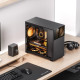 Case Jonsbo D41 Screen TG, mATX, Black