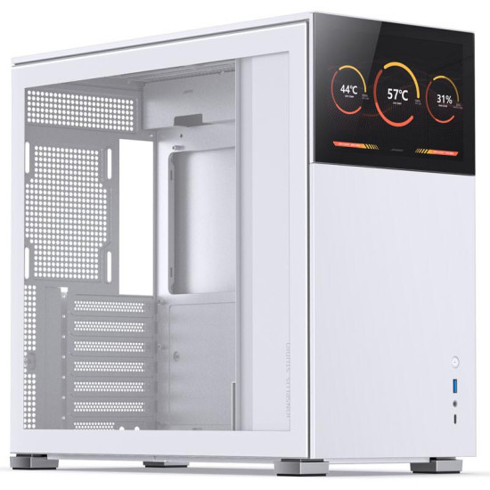 Кутия Jonsbo D41 Screen TG, mATX, Бял Кутия Jonsbo D41 Screen TG, mATX, Бял