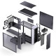 Case Jonsbo D500 TG, Full Tower, Silver Case Jonsbo D500 TG, Full Tower, Silver