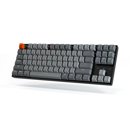 Mechanical Keyboard Keychron K8 TKL Hot-Swappable Gateron Blue Switch RGB LED Plastic Frame