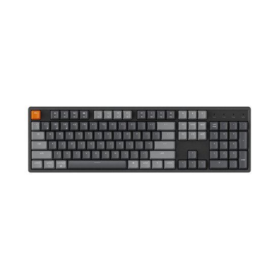 Mechanical Keyboard Keychron K10 Hot-Swappable Full-Size Gateron Blue Switch RGB LED Aluminium Frame
