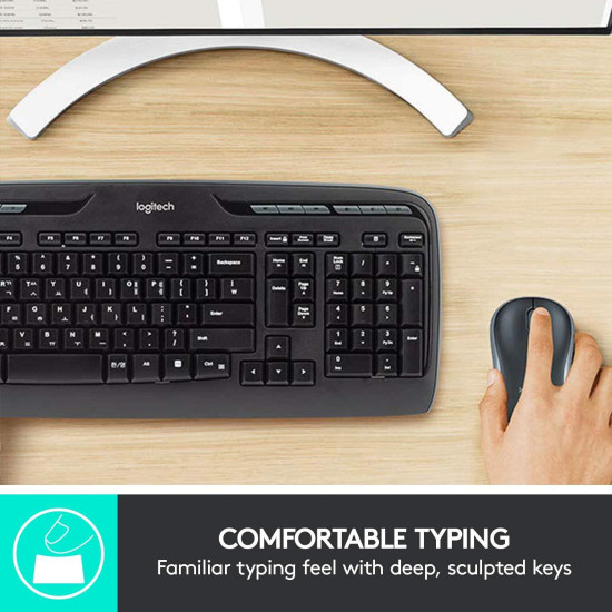Kомплект клавиатура с мишка Logitech MK330 Kомплект клавиатура с мишка Logitech MK330