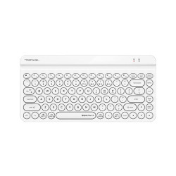 Wireless Keyboard A4TECH FBK30, Bluetooth & 2.4G, White, Smartphone Cradle