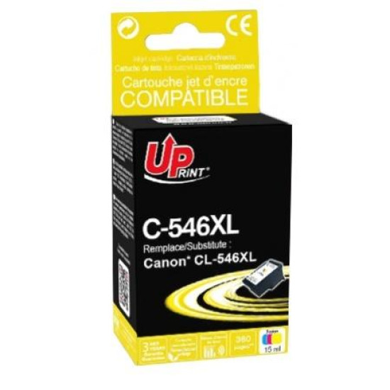 Мастилница CANON CL-546XL, Canon IP2850/ MG2450/MG2550/TS335x, 360k, 15ml, C/M/Y Мастилница CANON CL-546XL, Canon IP2850/ MG2450/MG2550/TS335x, 360k, 15ml, C/M/Y