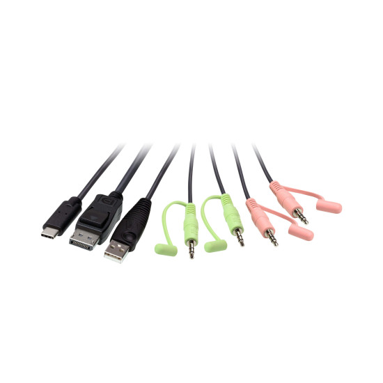 Превключвател KVM ATEN CS52DP, Дву портов USB-C DisplayPort